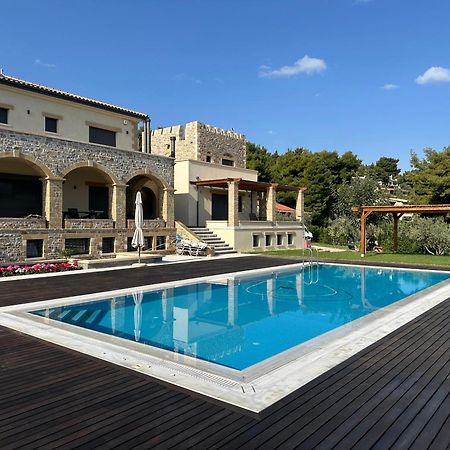 Villa Kalamos / Sea View And Pool Nearby Athens Luaran gambar