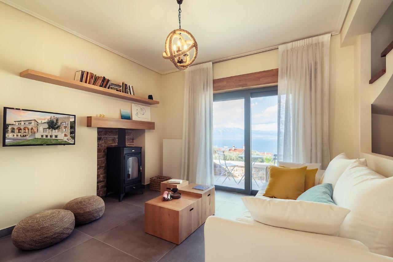 Villa Kalamos / Sea View And Pool Nearby Athens Luaran gambar