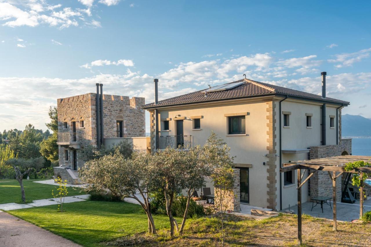 Villa Kalamos / Sea View And Pool Nearby Athens Luaran gambar
