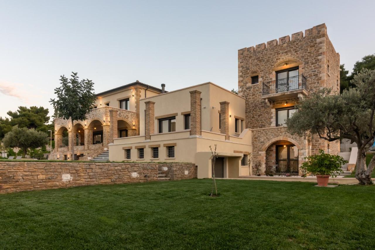 Villa Kalamos / Sea View And Pool Nearby Athens Luaran gambar