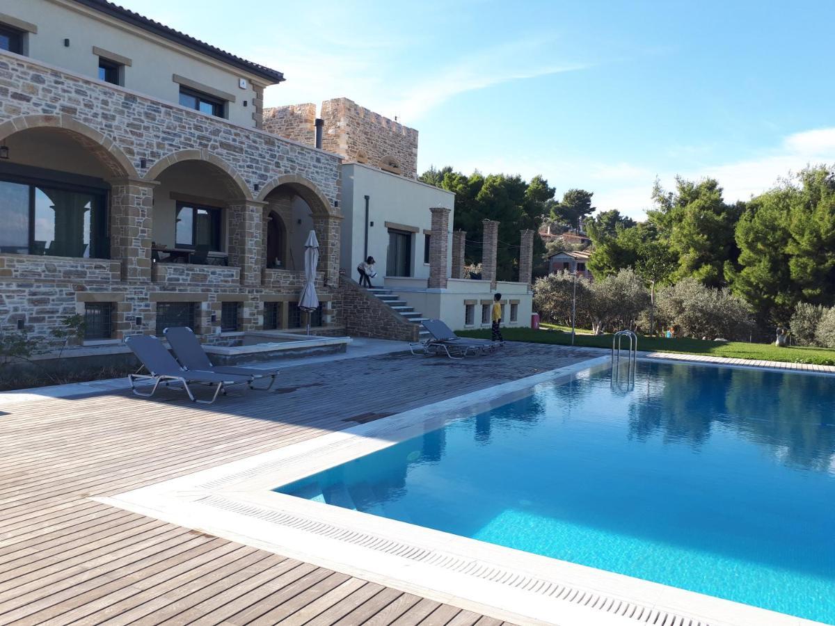 Villa Kalamos / Sea View And Pool Nearby Athens Luaran gambar