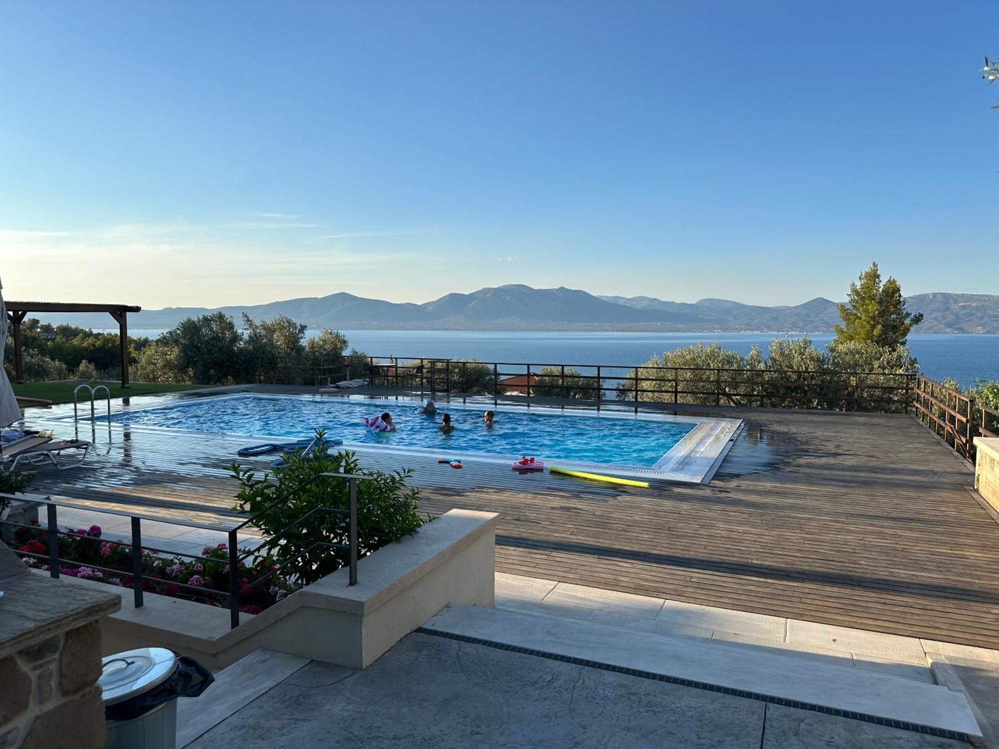 Villa Kalamos / Sea View And Pool Nearby Athens Luaran gambar