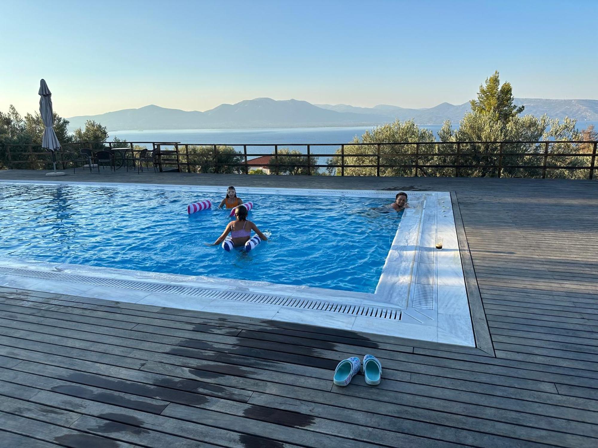 Villa Kalamos / Sea View And Pool Nearby Athens Luaran gambar