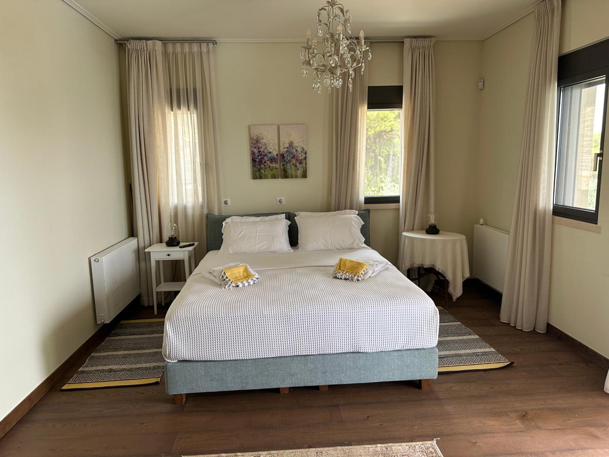 Villa Kalamos / Sea View And Pool Nearby Athens Luaran gambar