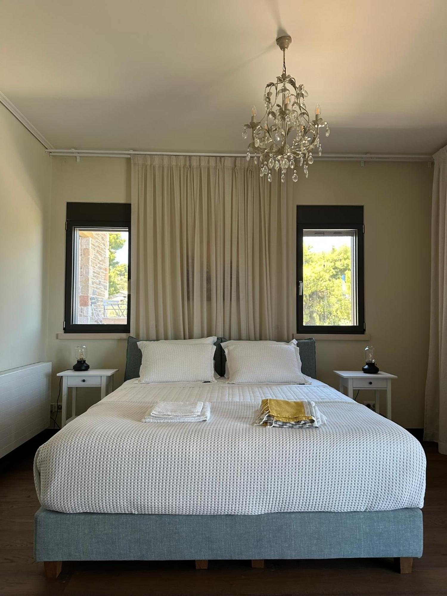 Villa Kalamos / Sea View And Pool Nearby Athens Luaran gambar