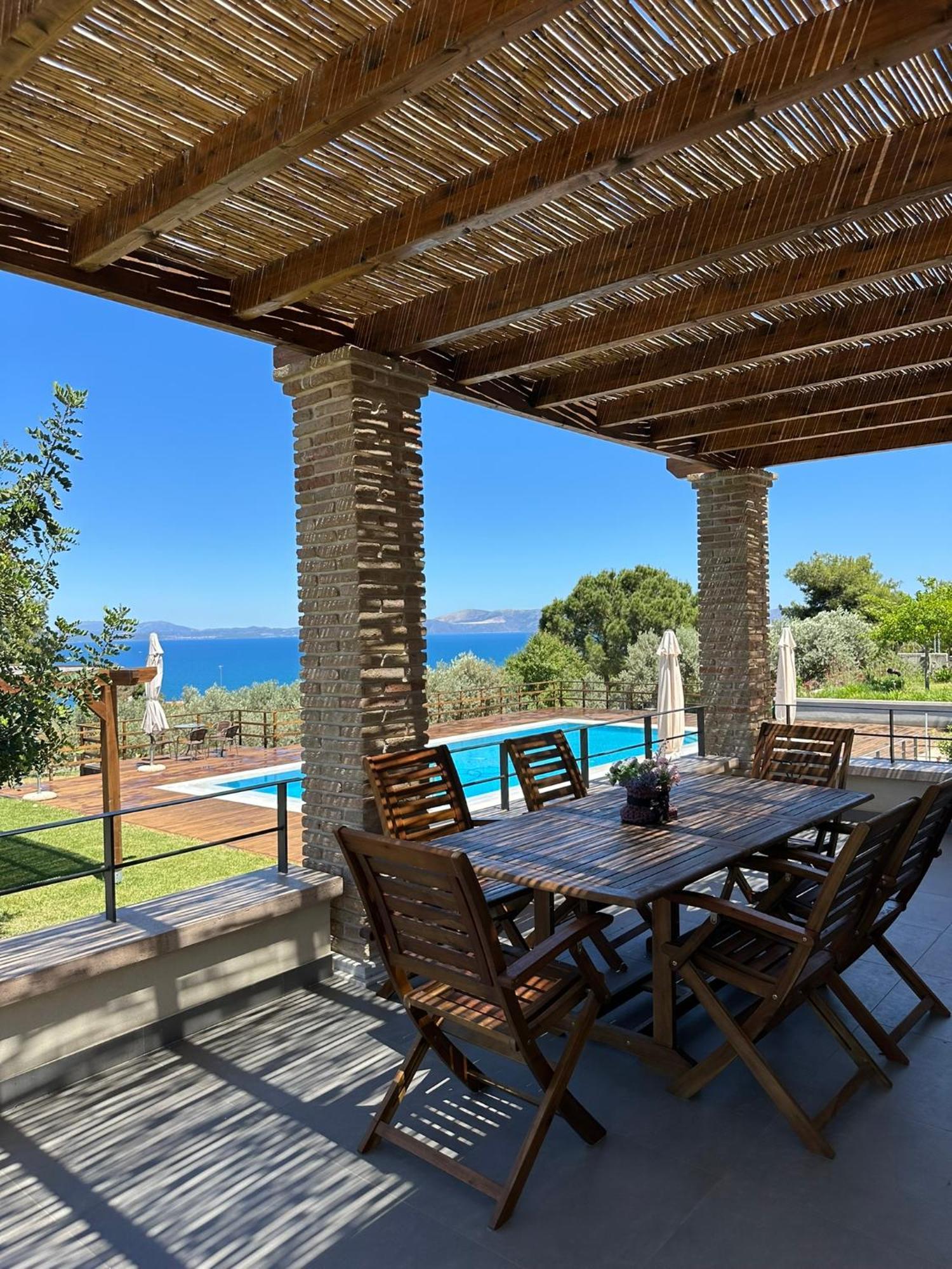 Villa Kalamos / Sea View And Pool Nearby Athens Luaran gambar