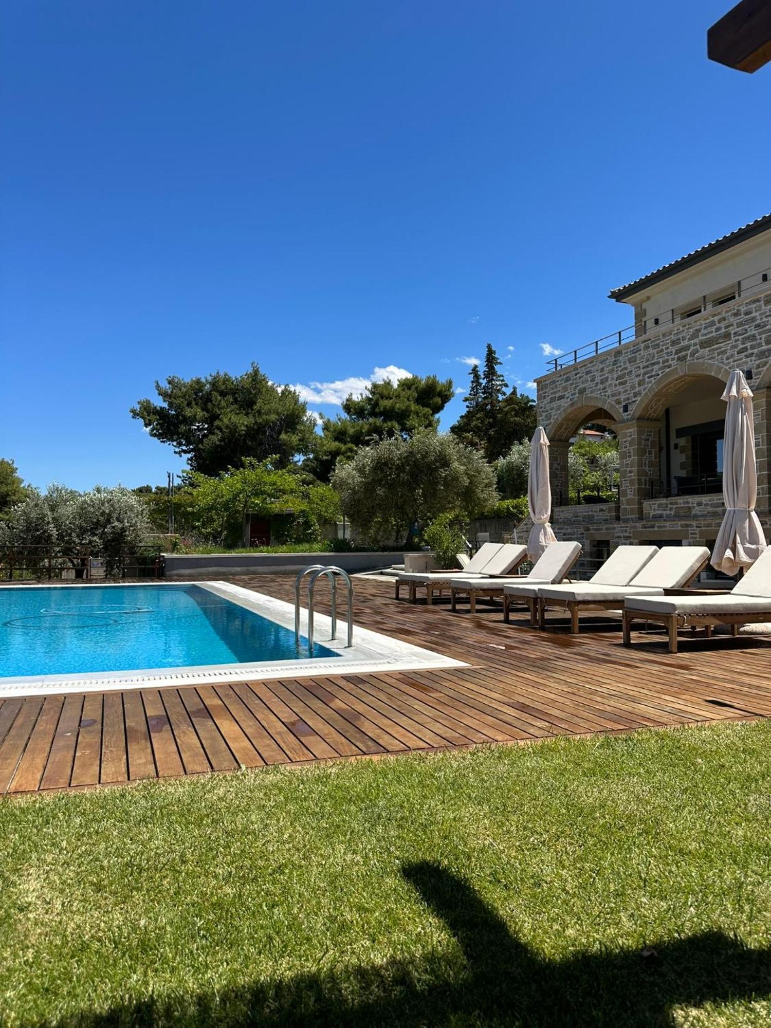 Villa Kalamos / Sea View And Pool Nearby Athens Luaran gambar